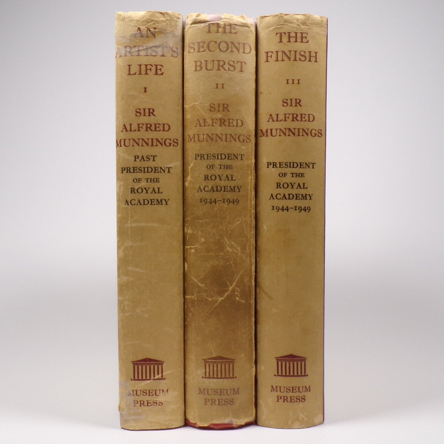Sir Alfred Munnings - An Autobiography - First Editions