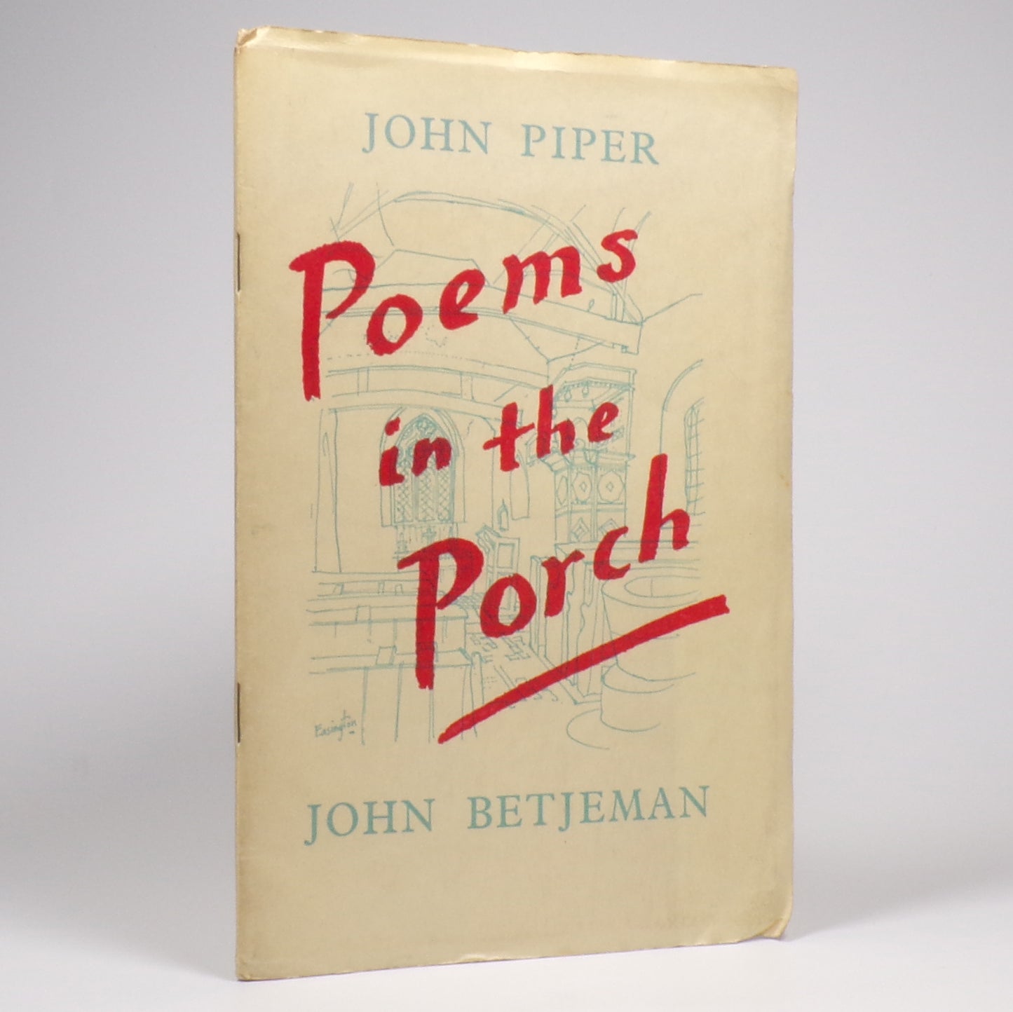 John Betjeman - Poems in the Porch - Reprint
