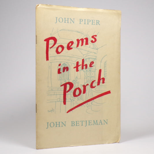 John Betjeman - Poems in the Porch - Reprint