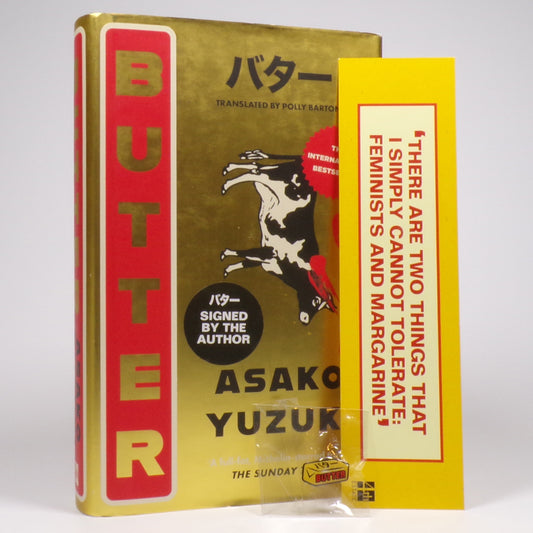 Asako Yuzuki - Butter - Signed First Edition with Pin Badge