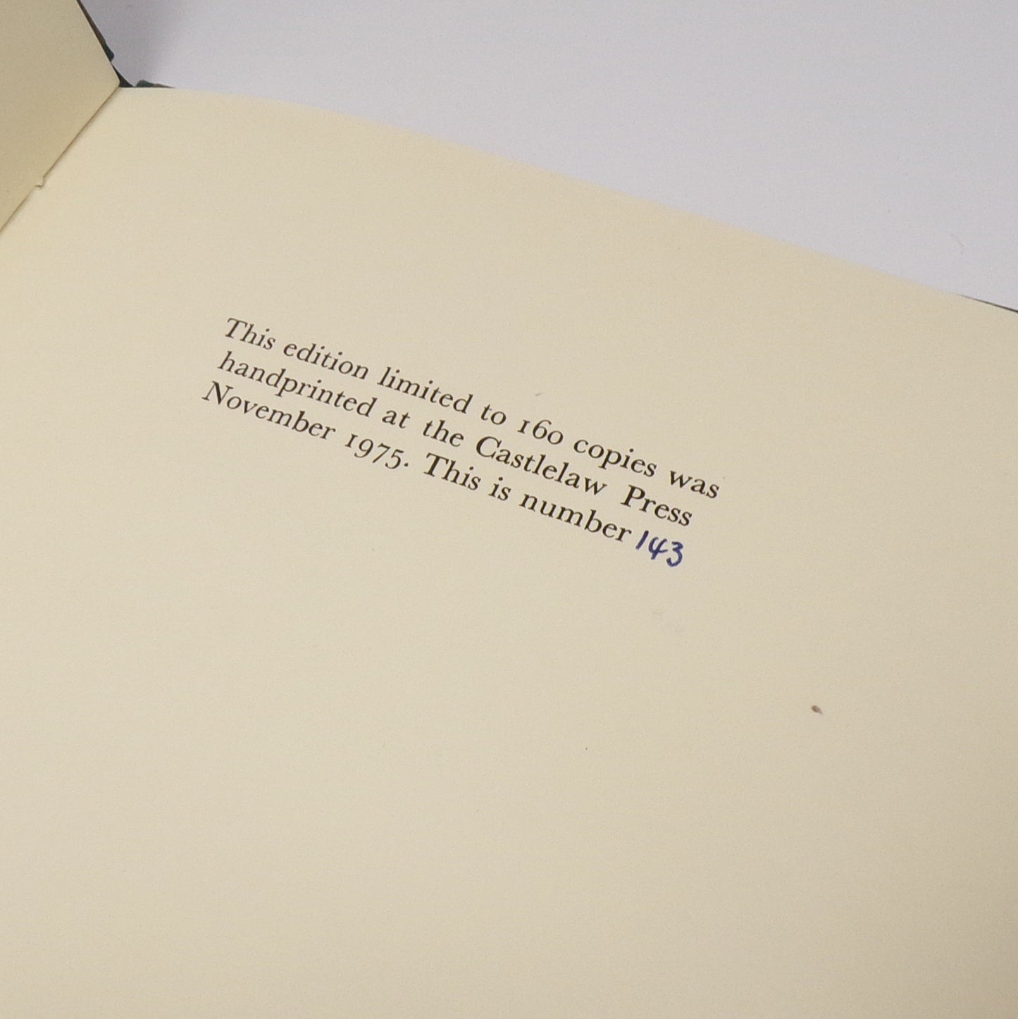 George Mackay Brown - Edwin Muir - Limited First Edition