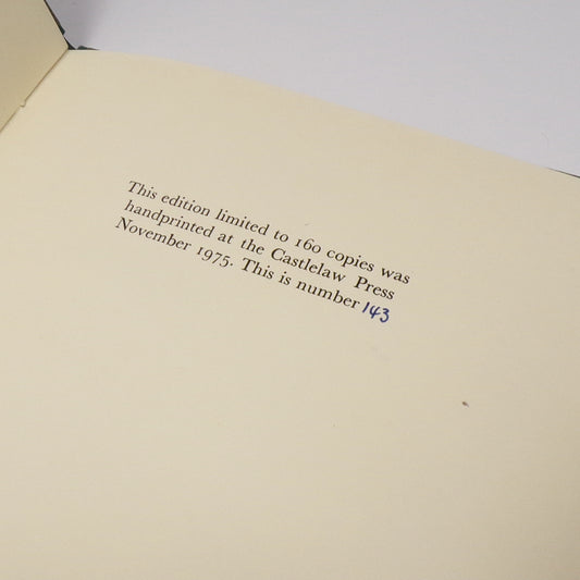 George Mackay Brown - Edwin Muir - Limited First Edition