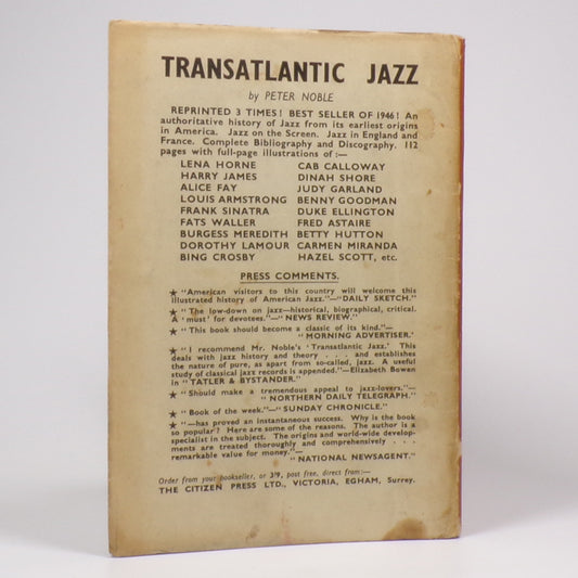 Albert McCarthy - The Trumpet in Jazz - First Edition