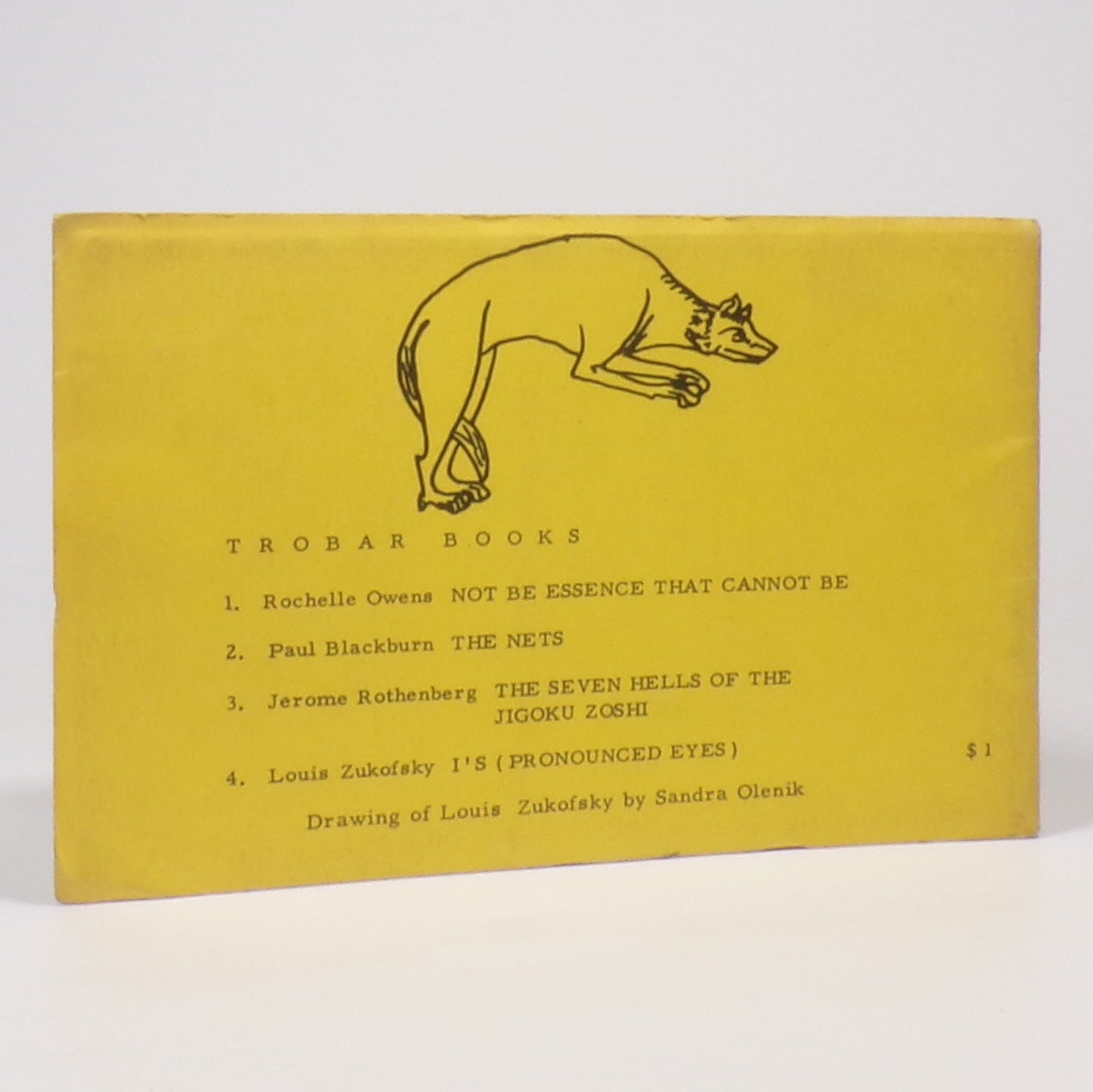 Louis Zukofsky - I's (pronounced eyes) - First Edition