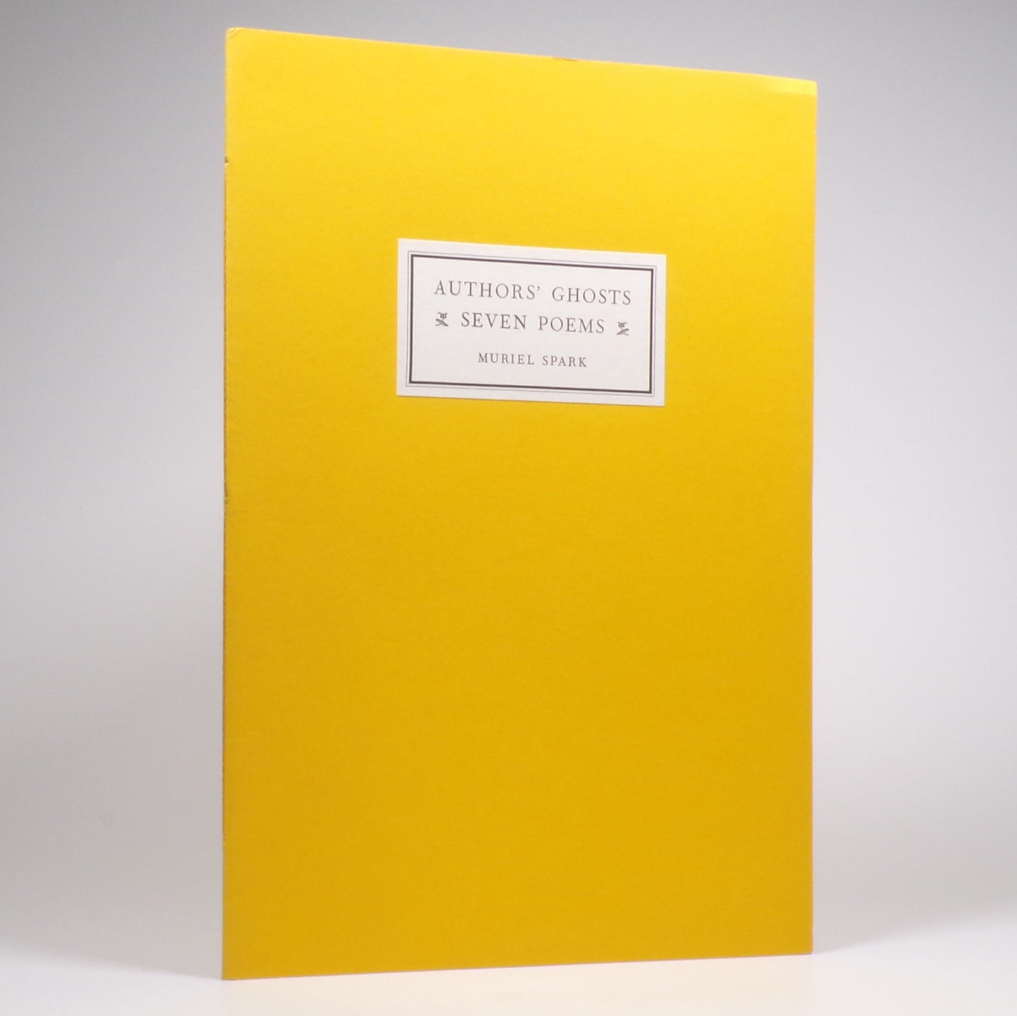 Muriel Spark - Authors' Ghosts - Signed Limited First Edition