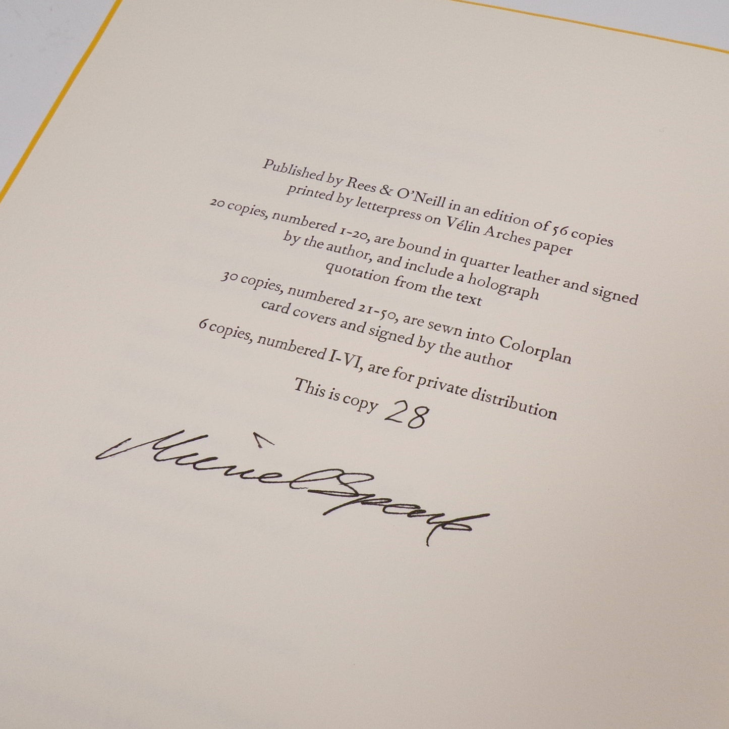 Muriel Spark - Authors' Ghosts - Signed Limited First Edition
