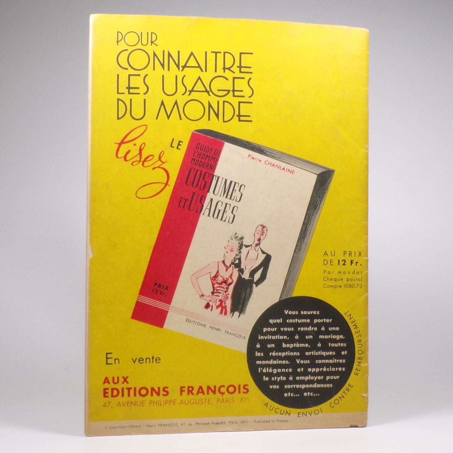 Various - Jean-Claude La Revue de L'Homme Moderne - First Edition