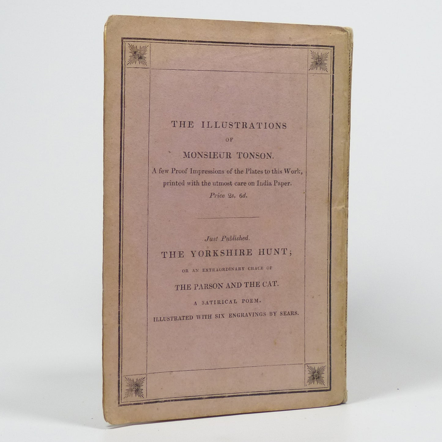 John Taylor - Monsieur Tonson - First Cruikshank Edition