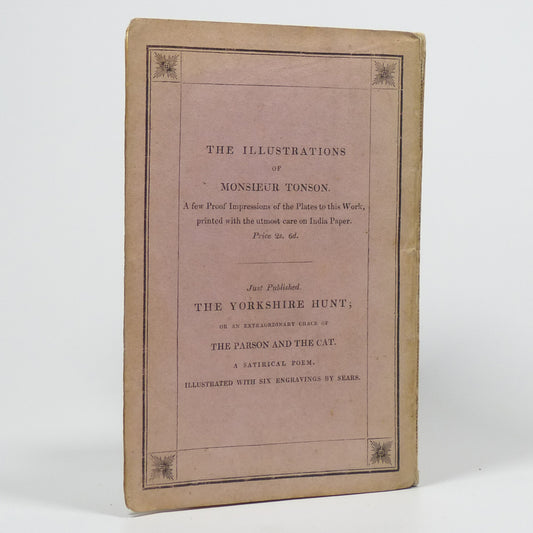 John Taylor - Monsieur Tonson - First Cruikshank Edition