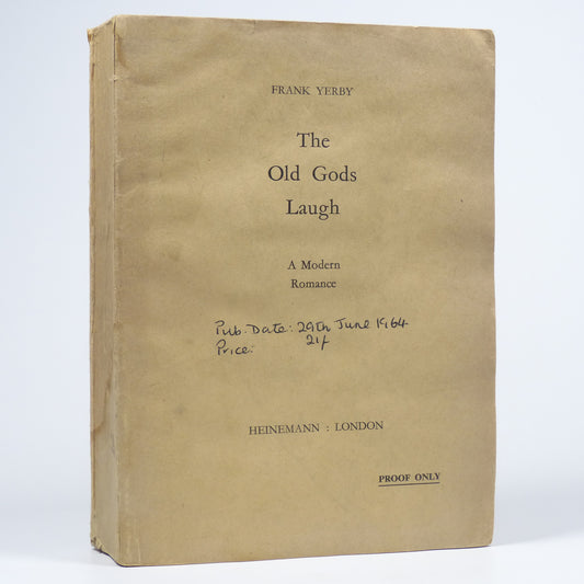 Frank Yerby - The Old Gods Laugh - Uncorrected Proof Copy