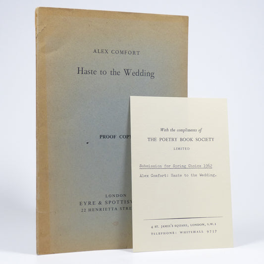 Alex Comfort - Haste to the Wedding - Proof Copy