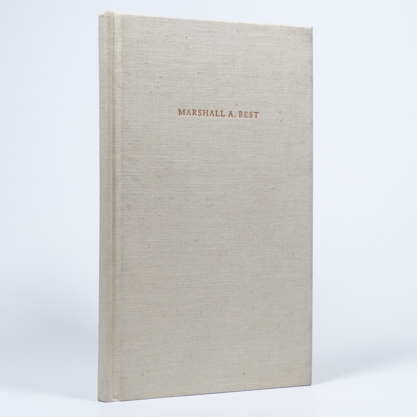 Malcolm Cowley - Marshall A. Best 1901-1982 - First Edition