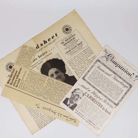 C. S. Forester - Box of Ephemera