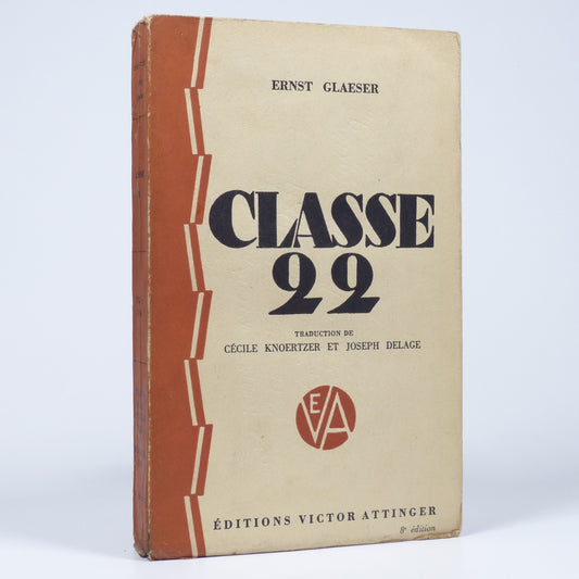 Ernst Glaeser - Classe 22 - French Translation