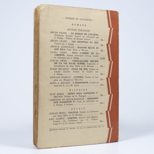 Ernst Glaeser - Classe 22 - French Translation