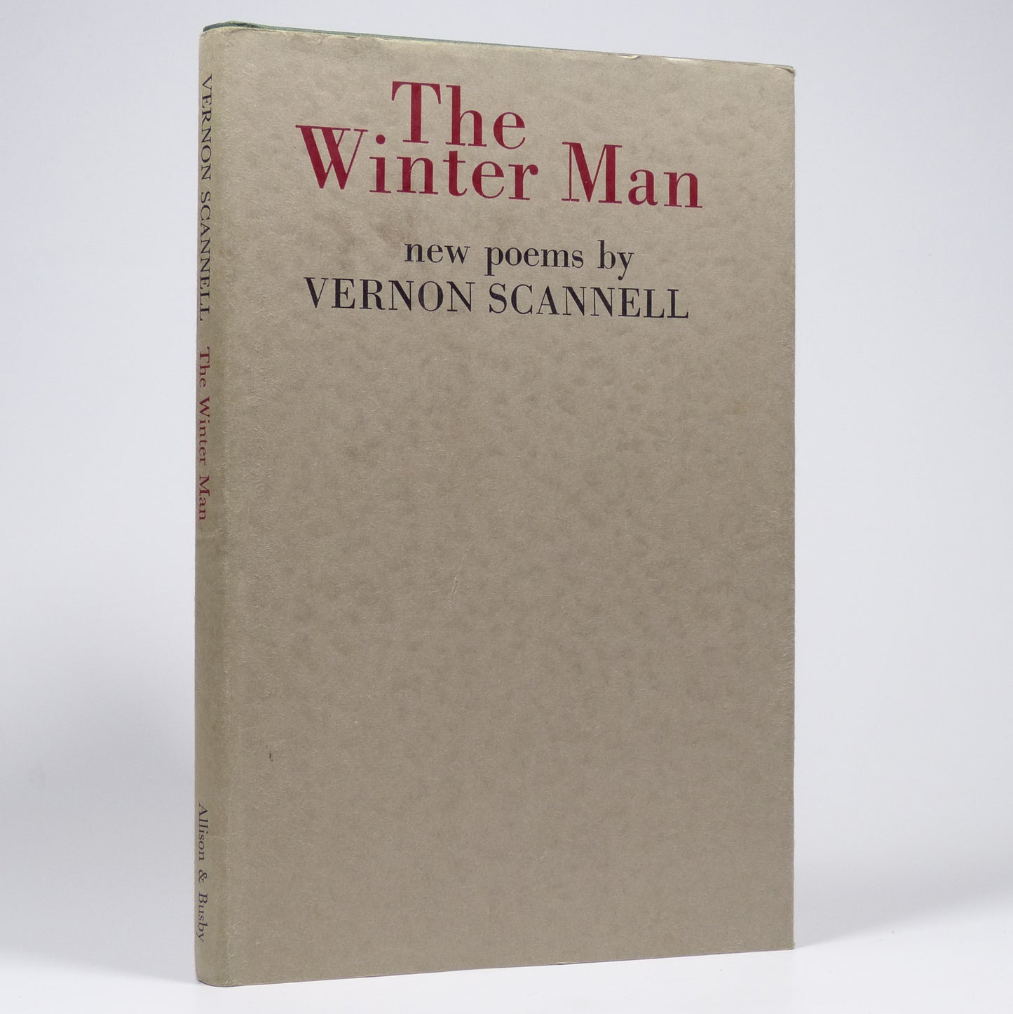 Vernon Scannell - The Winter Man - First Edition
