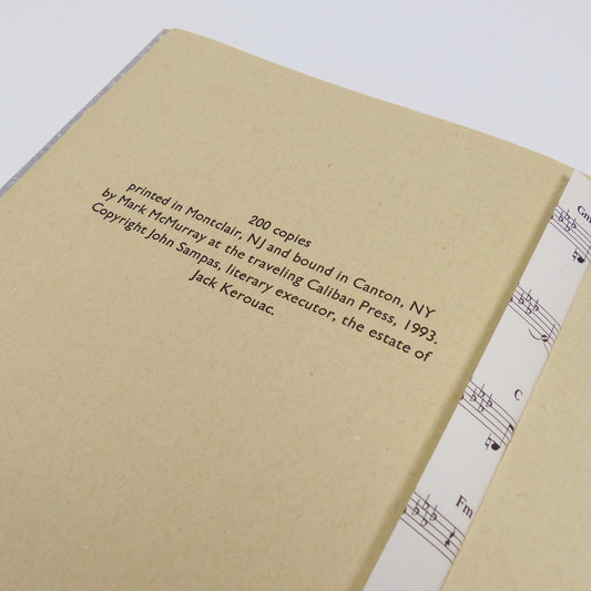 Jack Kerouac - The History of Bop - First Edition Thus