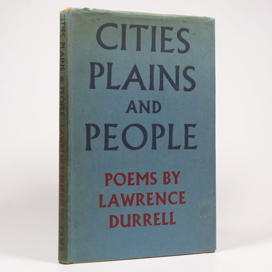 Lawrence Durrell - Cities Plains and People - First Edition