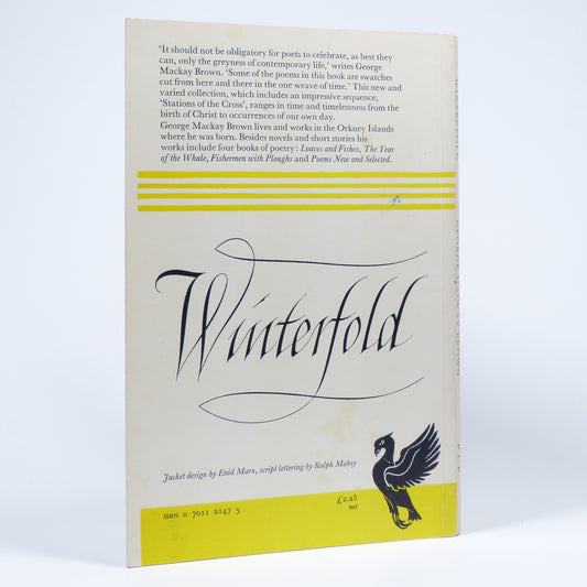 George Mackay Brown - Winterfold - First Edition