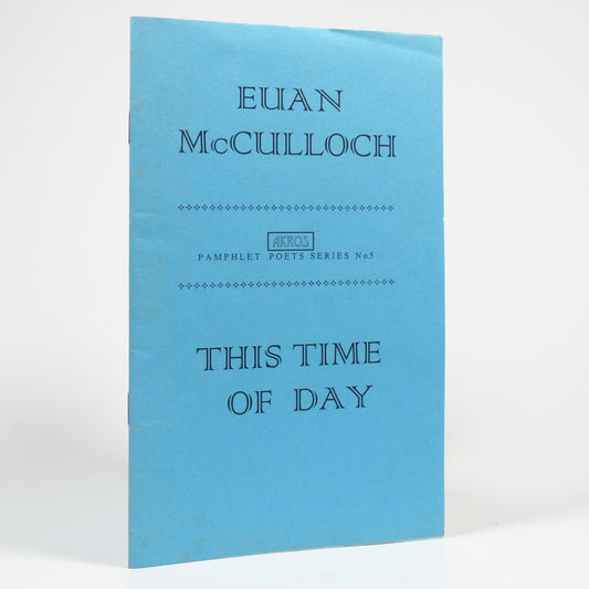 Euan McCulloch - This Time of Day - Inscribed First Edition