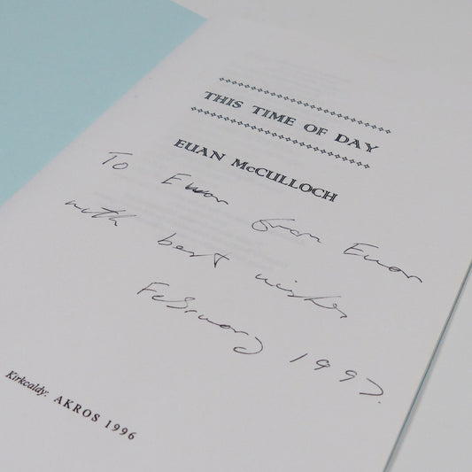 Euan McCulloch - This Time of Day - Inscribed First Edition