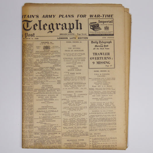 Winston Churchill - Are the Prospects of Peace in Europe Brighter? - First Edition