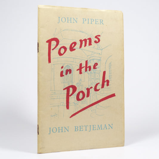 John Betjeman - Poems in the Porch - First Edition