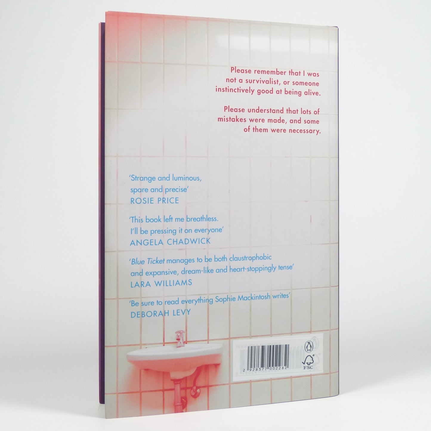 Sophie Mackintosh - Blue Ticket - Signed First Edition