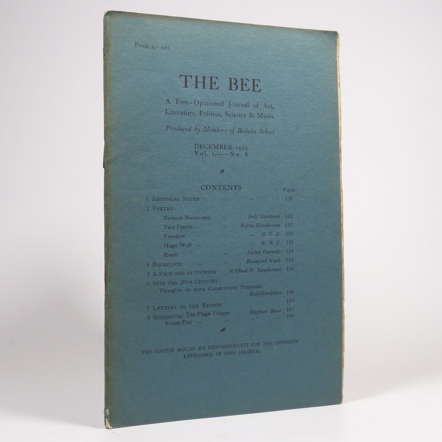 Various - The Bee - First Eight Issues