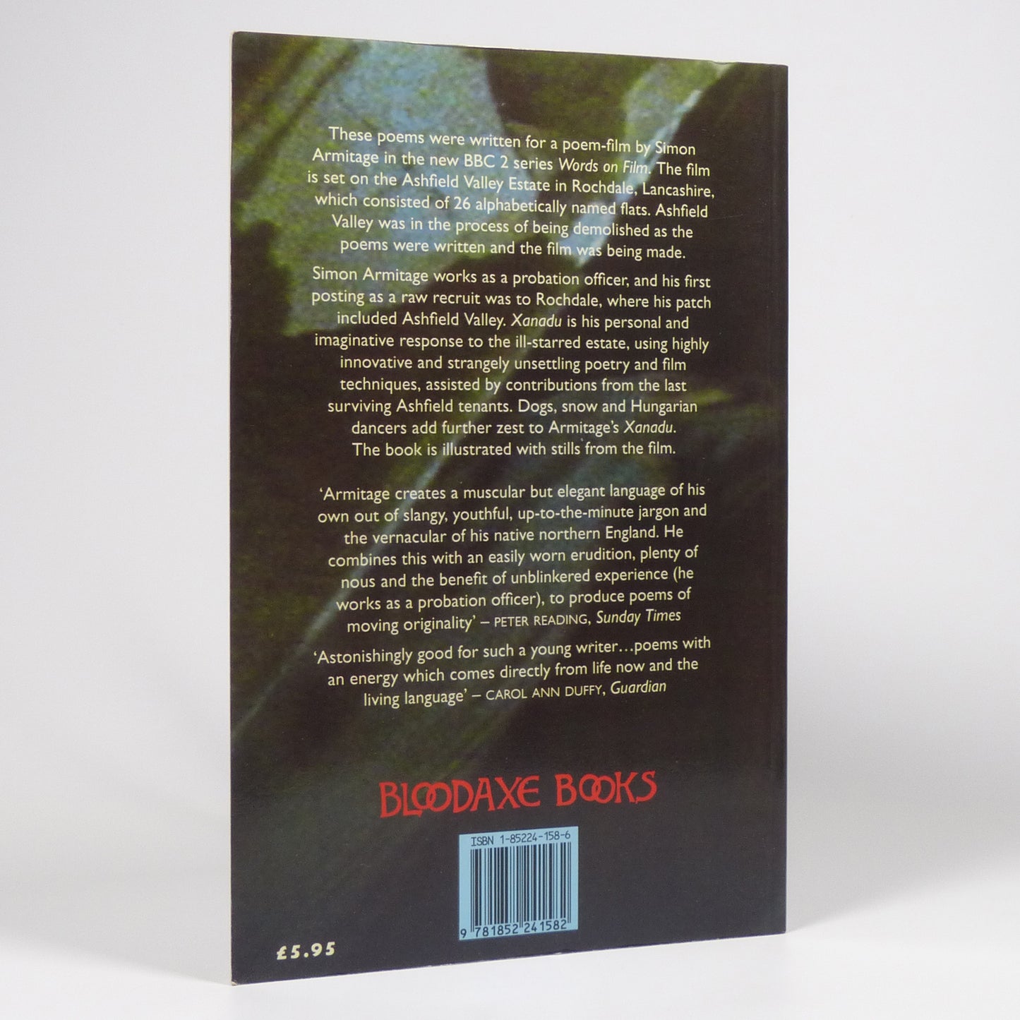 Simon Armitage - Xanadu - Signed First Edition