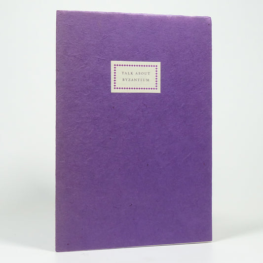 Anthony Powell - Talk About Byzantium - Limited First Edition