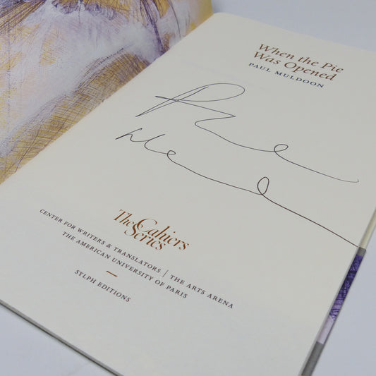 Paul Muldoon - When the Pie Was Opened - Signed First Edition