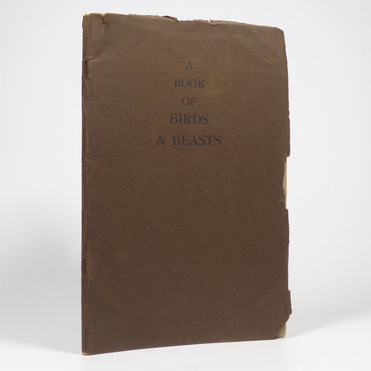 Various - A Book of Birds & Beasts - First Edition