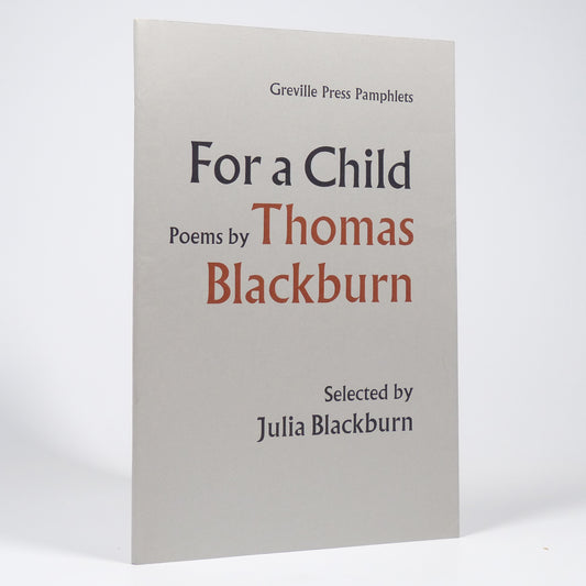Thomas Blackburn - For a Child - Limited First Edition