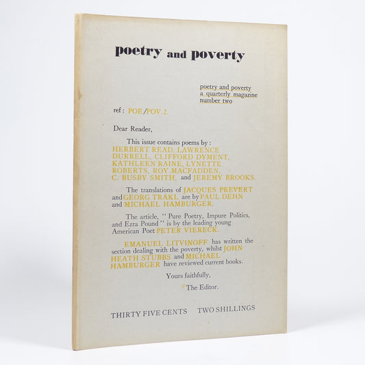 Various - Poetry and Poverty - Numbers Two to Six