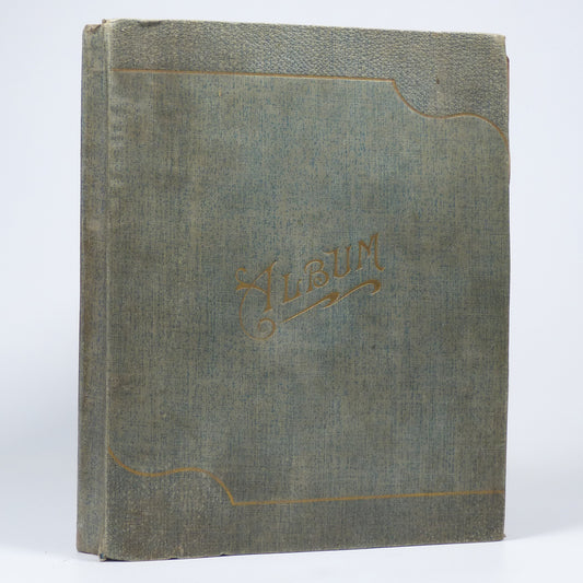 Writing Album with Signatures and Pressed Plants