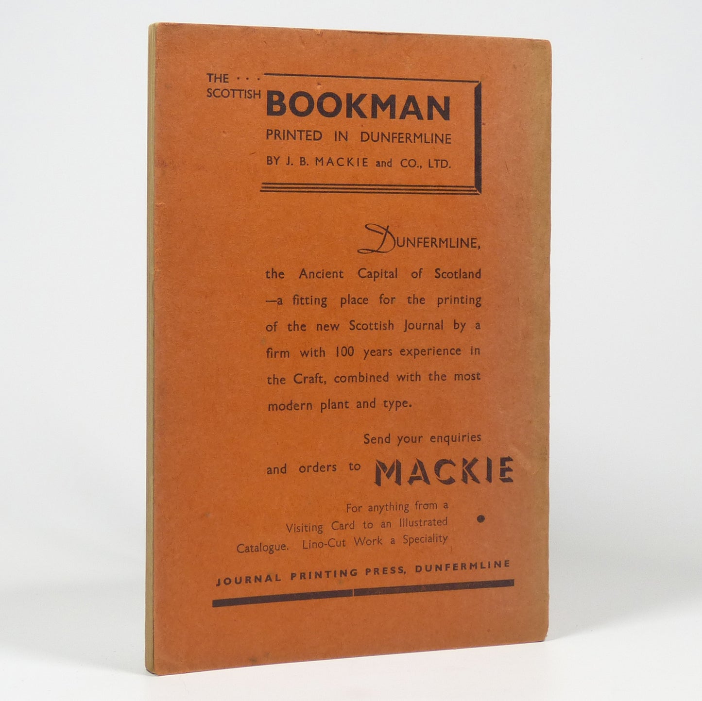 Various - The Scottish Bookman - First Edition