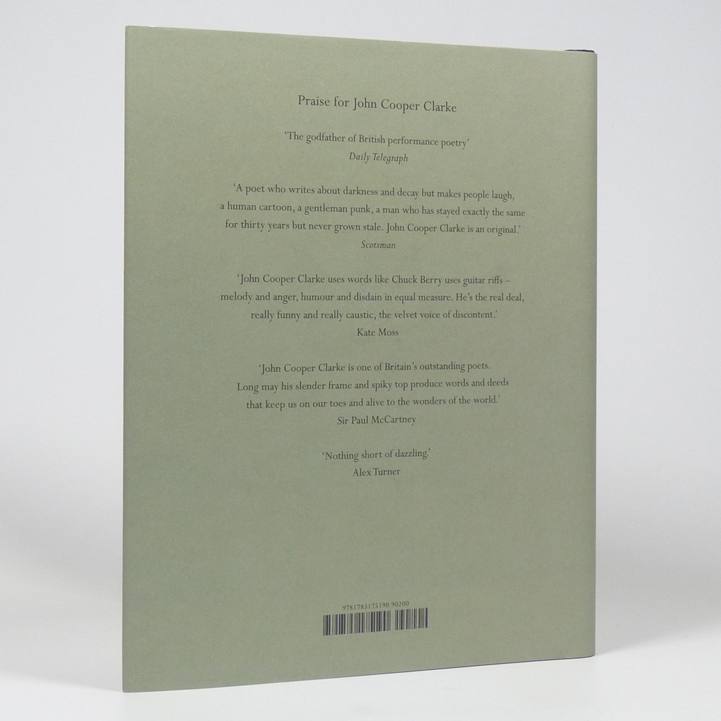 John Cooper Clarke - The Luckiest Guy Alive - Signed First Edition