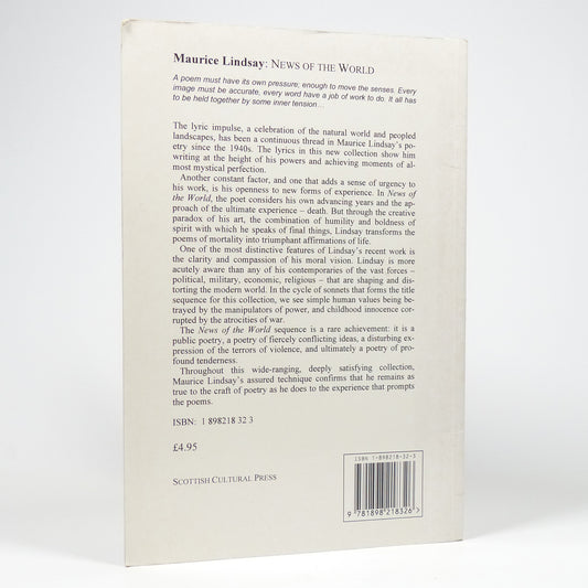 Maurice Lindsay - News of the World - First Edition