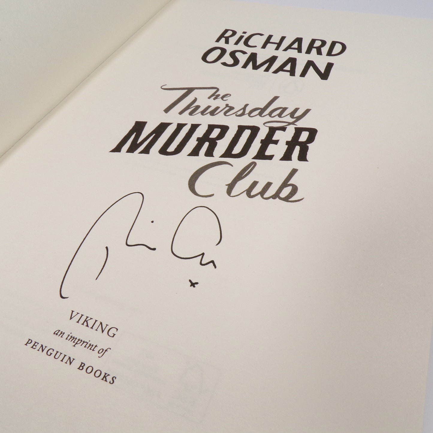 Richard Osman - The Thursday Murder Club Quartet - Complete Signed Limited First Editions