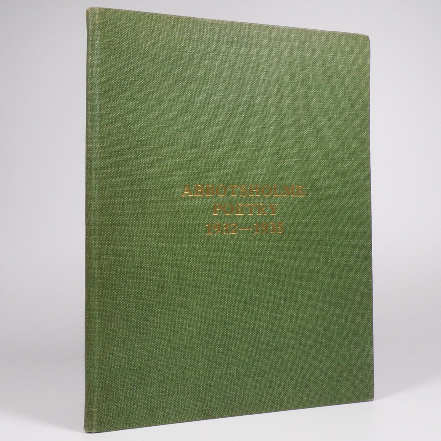 Various - Three Years of Poetry at Abbotsholme - Limited First Edition