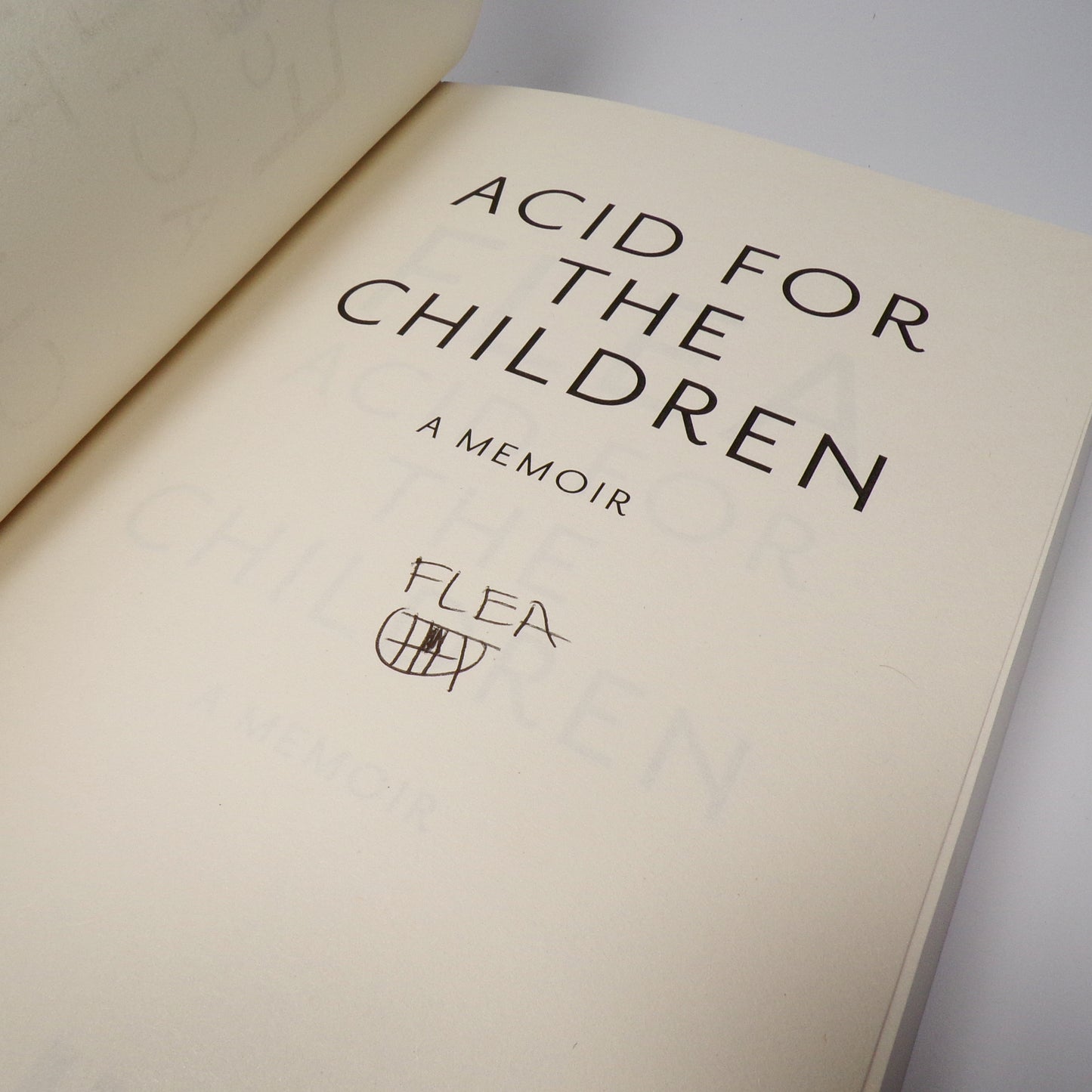 Flea - Acid for the Children - Signed First Edition