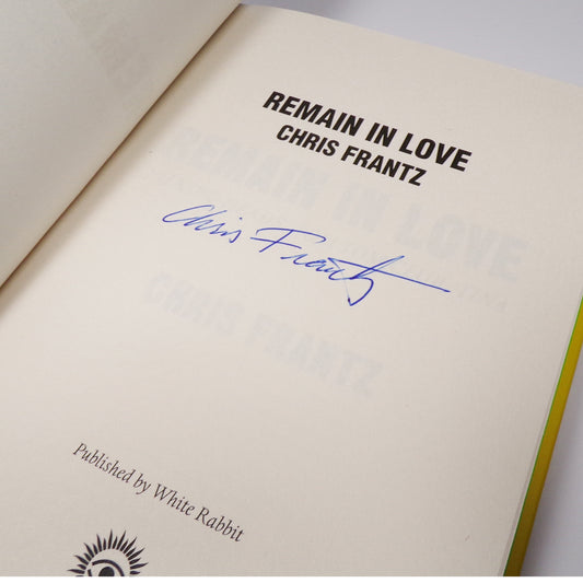 Chris Frantz - Remain in Love - Signed First Edition