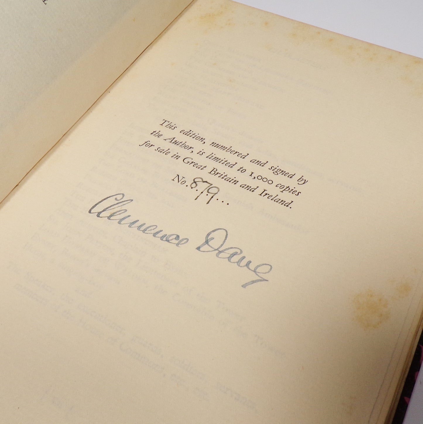 Clemence Dane - The Lion and the Unicorn - Signed Limited First Edition