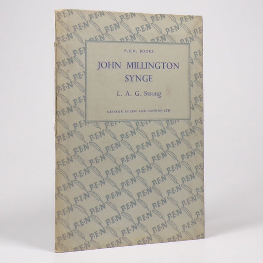 L. A. G. Strong - John Millington Synge - First Edition