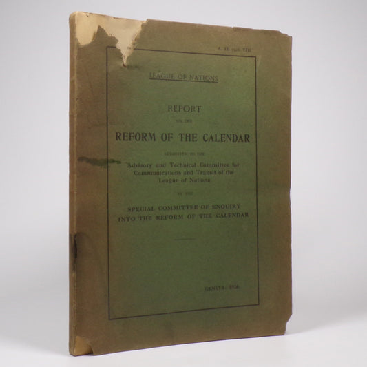 Various - Report on the Reform of the Calendar - First Edition