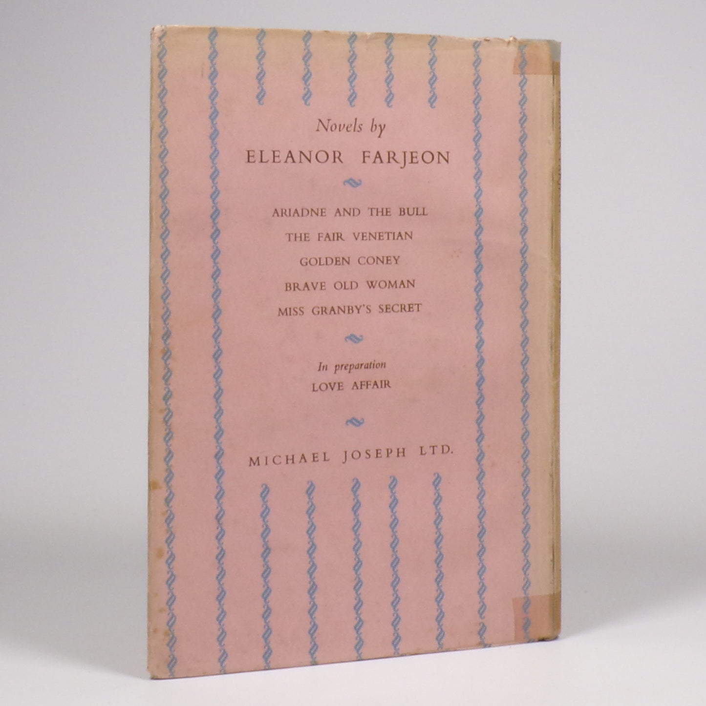 Eleanor Farjeon - First & Second Love - First Edition