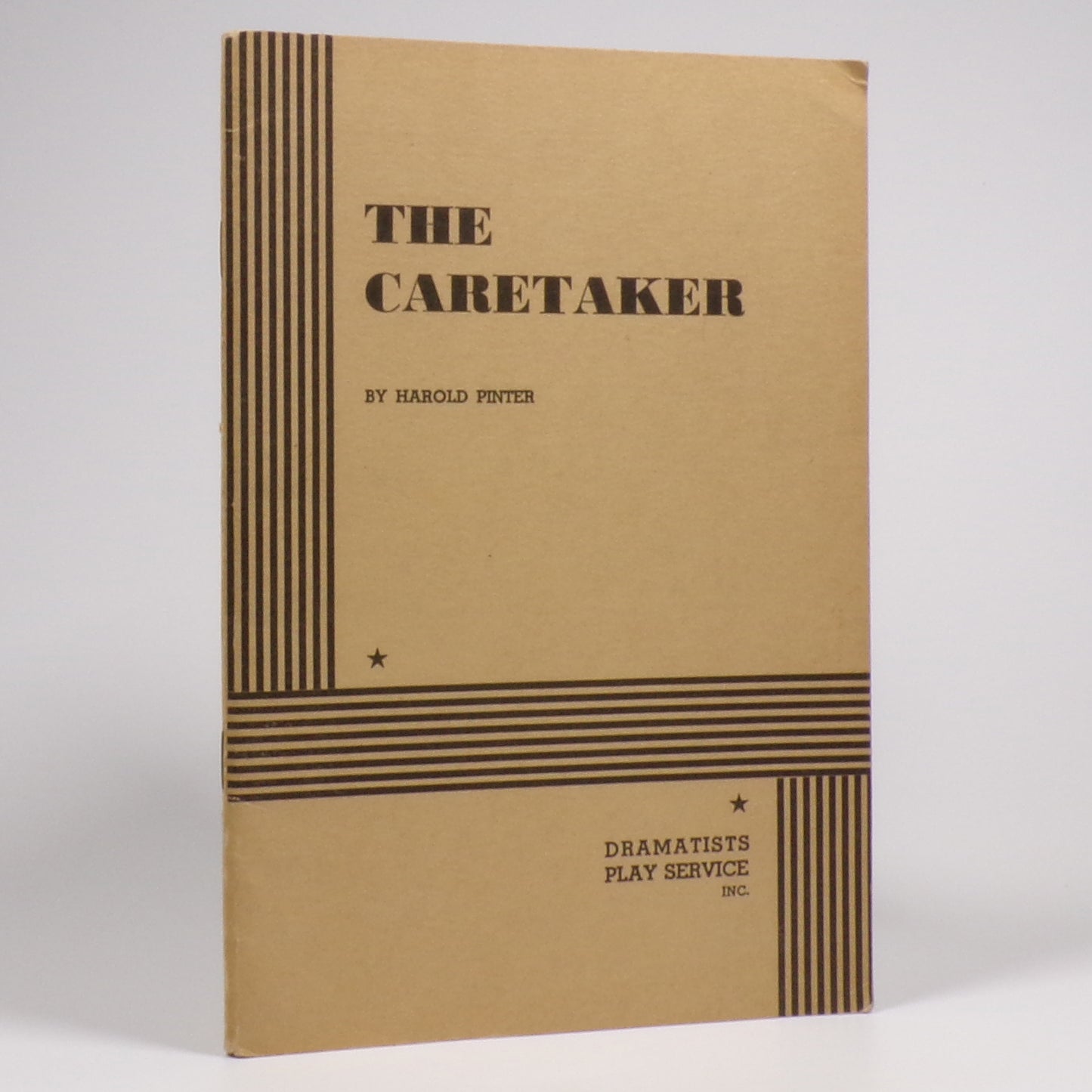 Harold Pinter - The Caretaker - First US Acting Edition