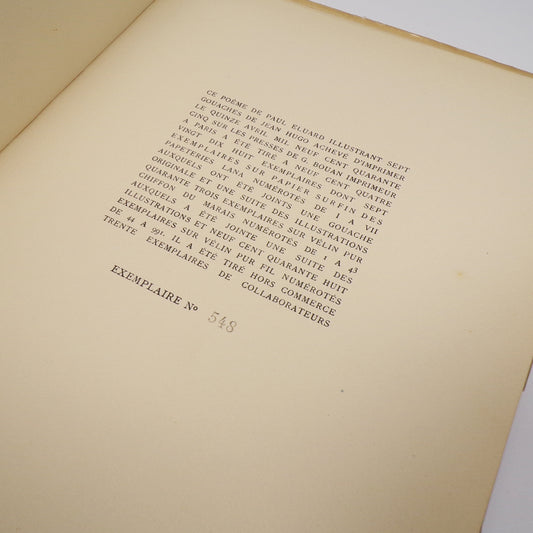 Paul Éluard - En Avril 1944 - Limited First Edition