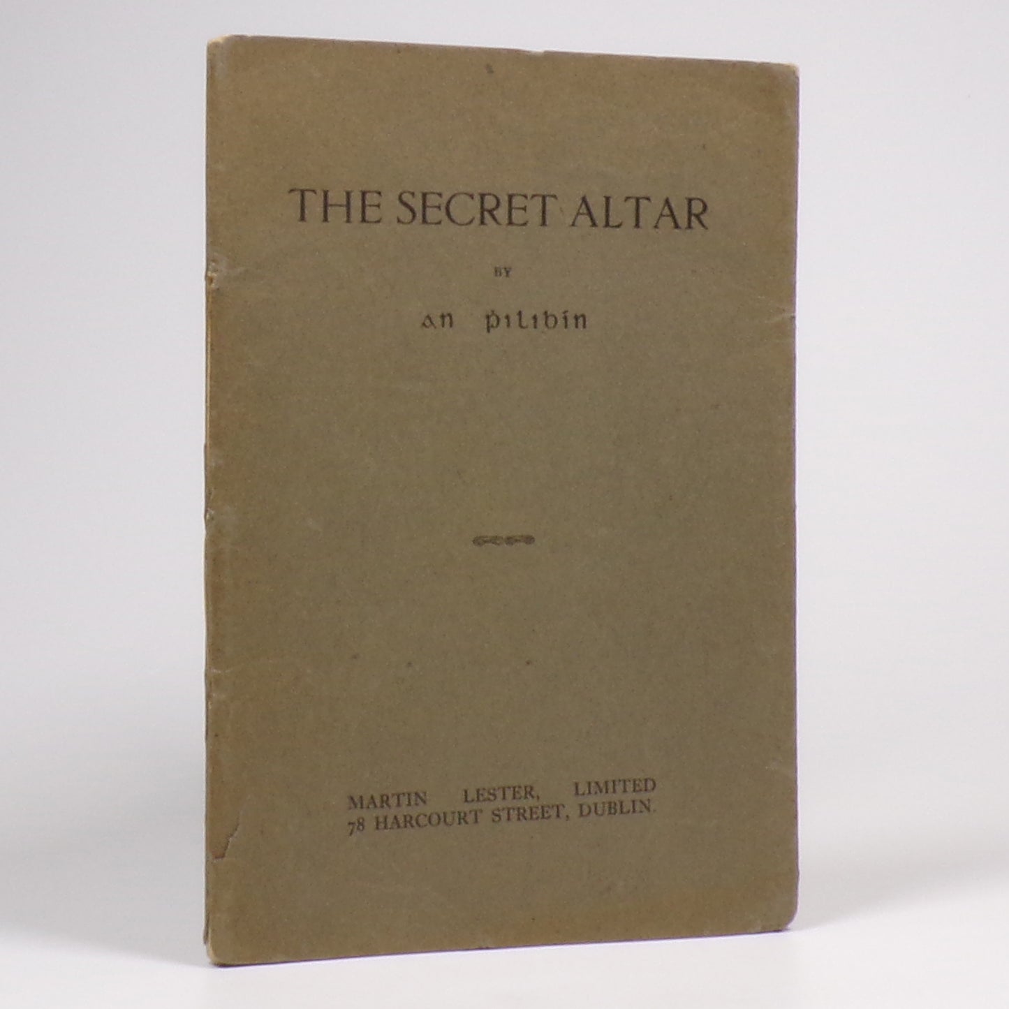 An Pilibín -The Secret Altar - Limited First Edition